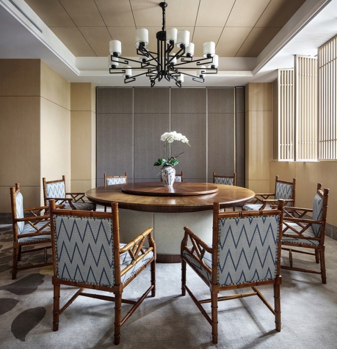 簡(jiǎn)約茶樓會(huì )所裝修設計效果圖