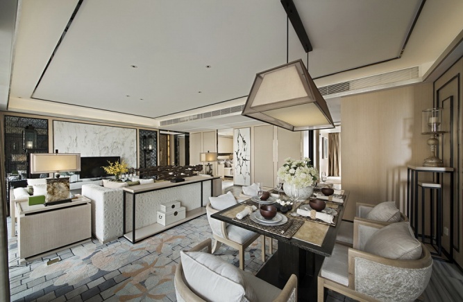 簡(jiǎn)單大氣中式風(fēng)格別墅裝修效果圖