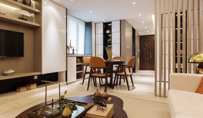 時(shí)尚簡(jiǎn)約別墅裝修設計效果圖