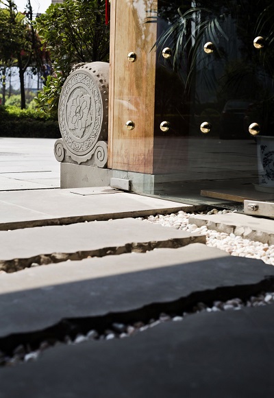 中式茶樓門(mén)頭設計實(shí)景圖