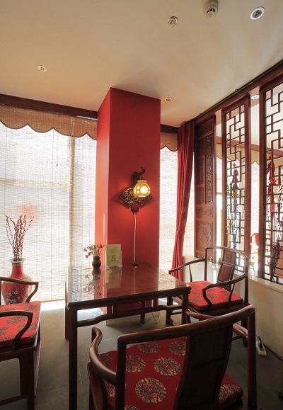 中式茶樓散客區設計實(shí)景圖