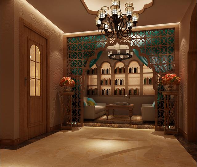 美容會(huì )所休息間效果圖