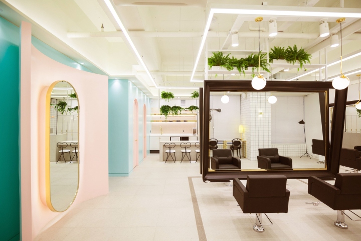 玫瑰金鏡子邊框圖