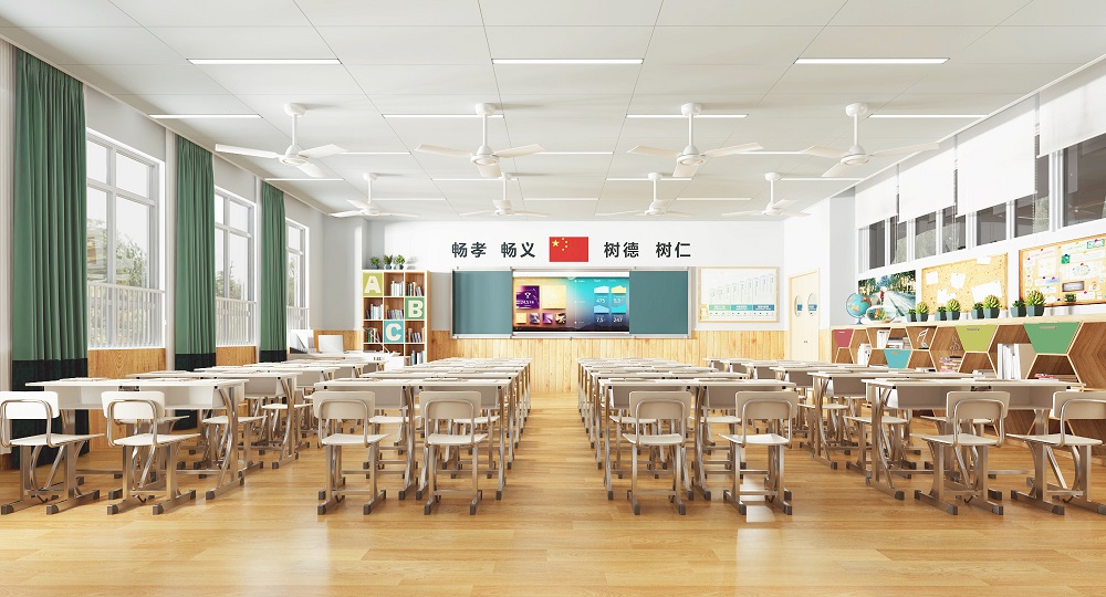 陽(yáng)光學(xué)校教室1裝修效果圖