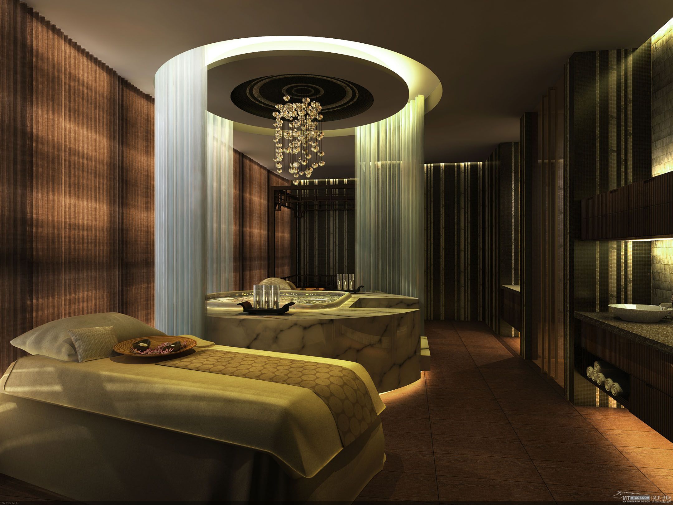 酒店休閑區設計效果圖