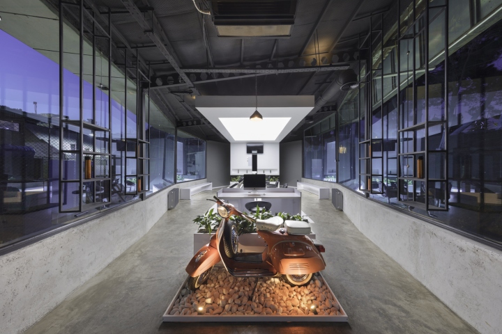 時(shí)尚發(fā)廊裝修實(shí)景圖