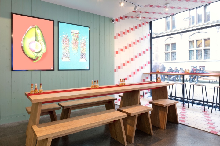 莎莎店快食餐廳裝修效果圖