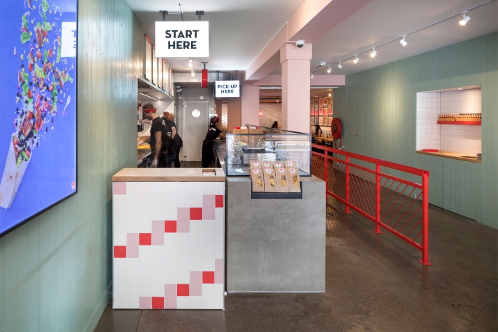 莎莎店快食餐廳裝修效果圖