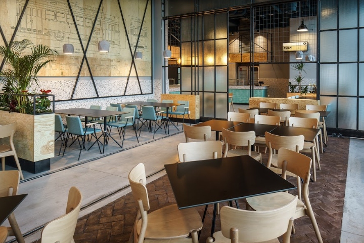 工業(yè)風(fēng)餐廳裝修效果圖