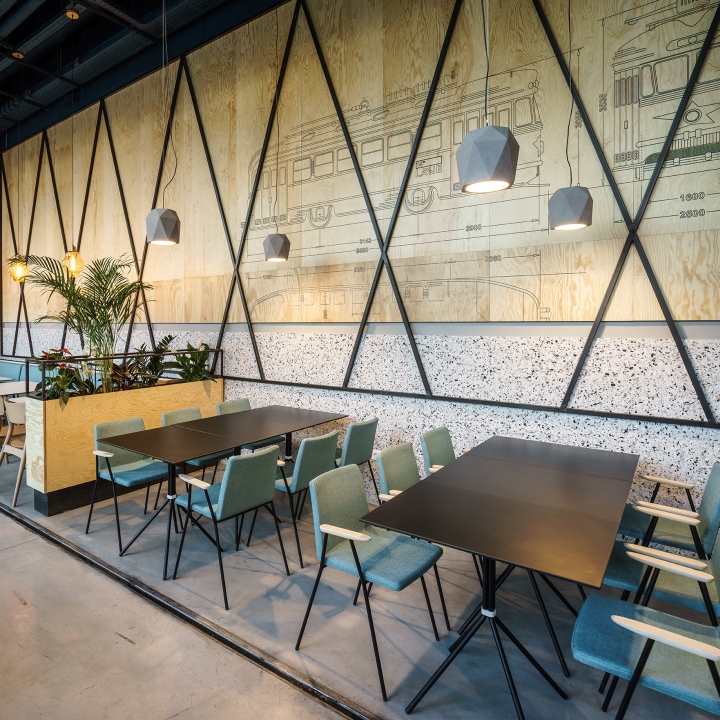 工業(yè)風(fēng)餐廳裝修效果圖