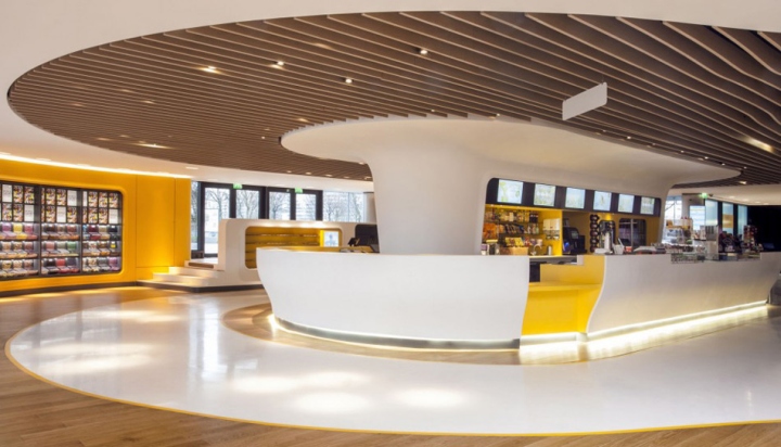 電影院內咖啡廳裝修設計效果圖