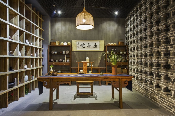 空花墻、博古架隔斷效果圖