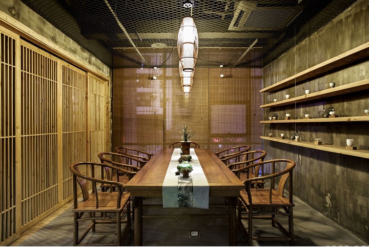 可容納7-8人的包廂裝修效果圖