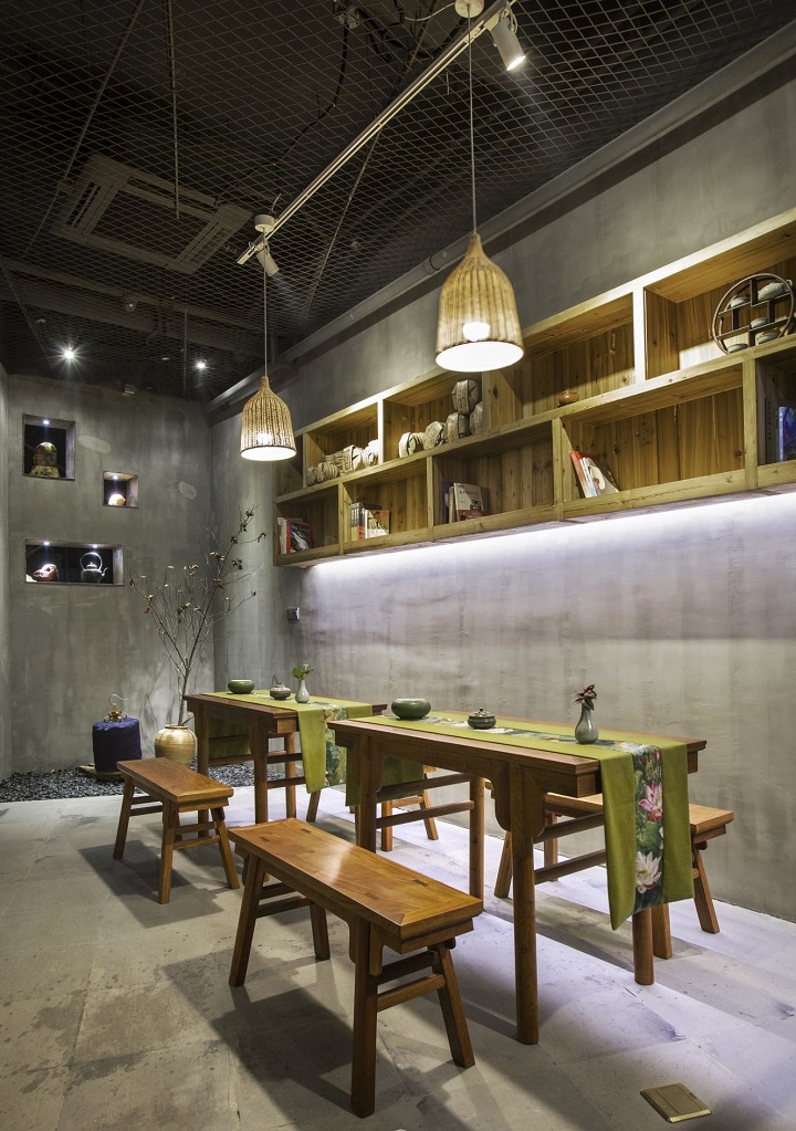 茶樓內照明設置