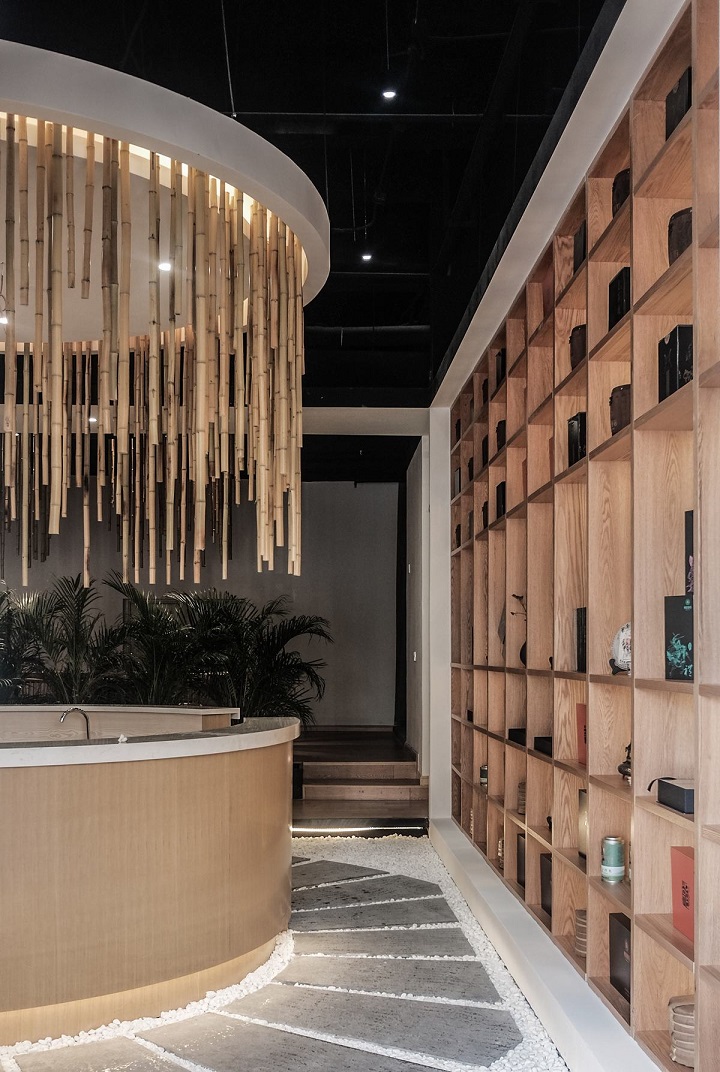 東方禪意茶館會(huì )所裝修效果圖-大堂