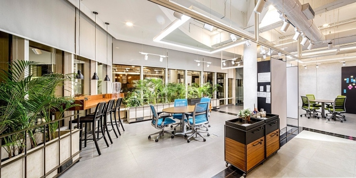 互動(dòng)型創(chuàng  )意辦公室裝修設計效果圖