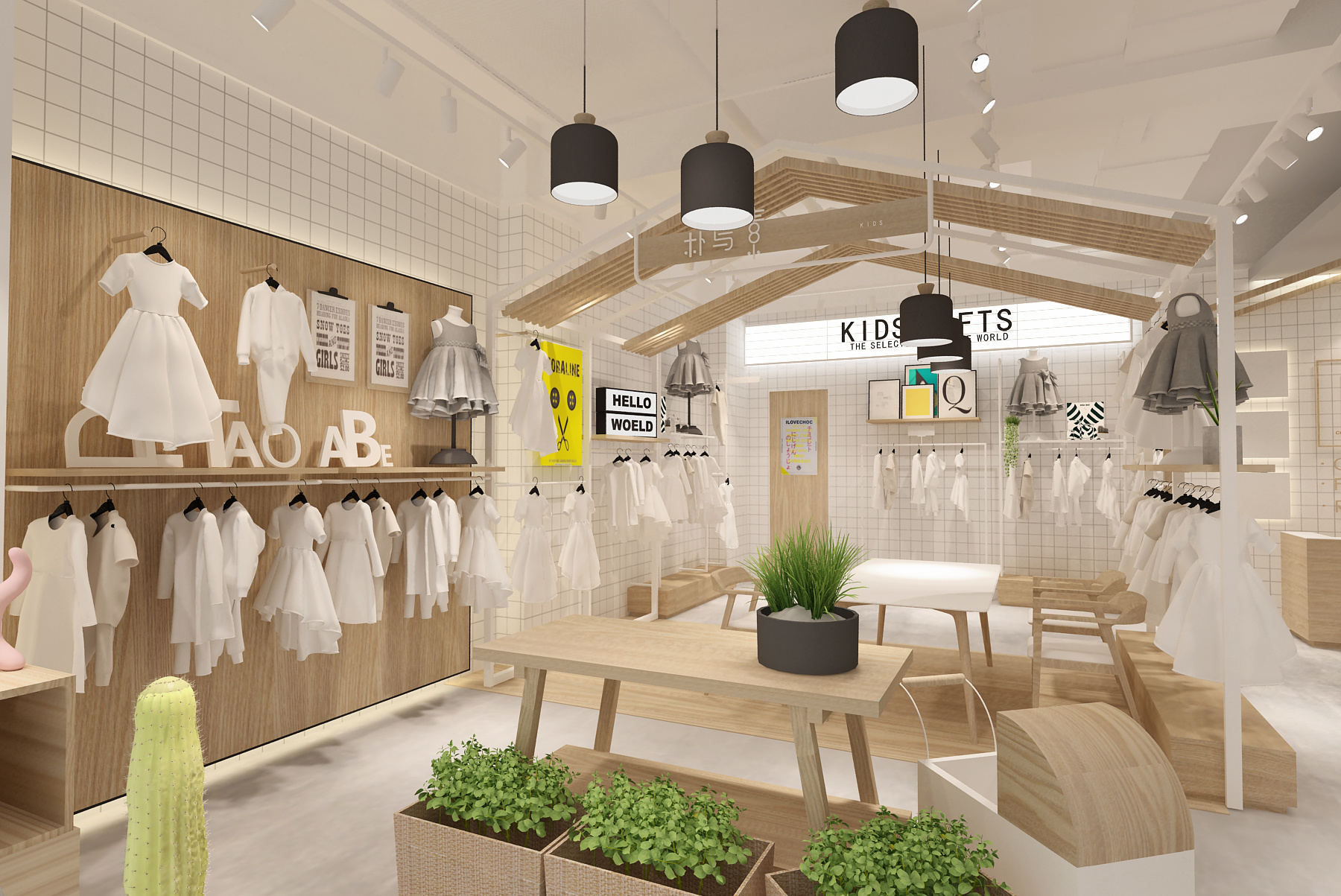潮童裝店裝修效果圖