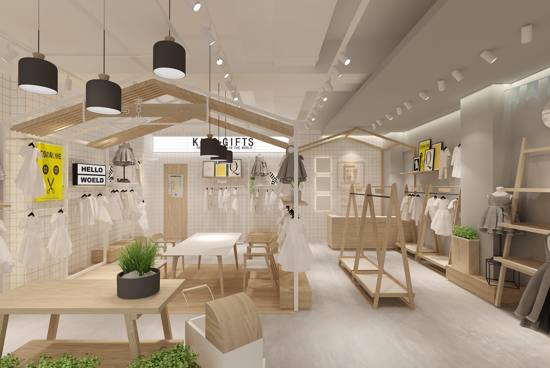 精品童裝店裝修效果圖