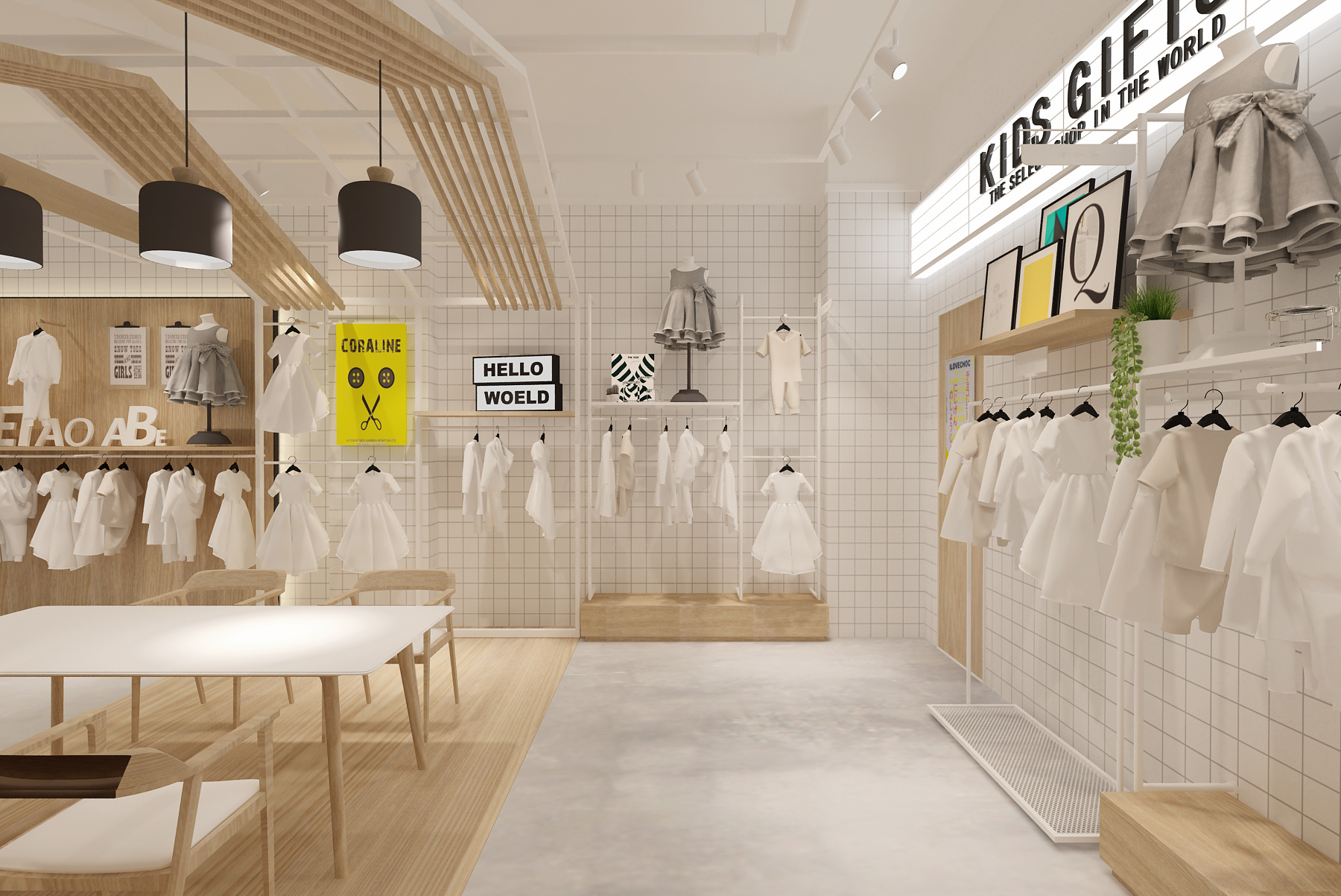 30平米童裝店裝修效果圖