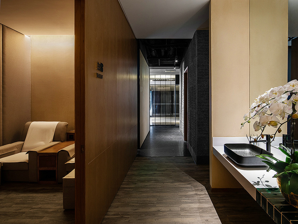 高檔足浴按摩養生會(huì )所店鋪裝修圖片