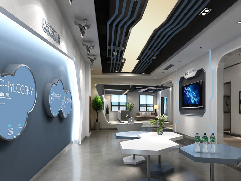 生物科技公司辦公室展示廳裝修