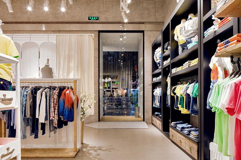 童裝店店內布置效果圖