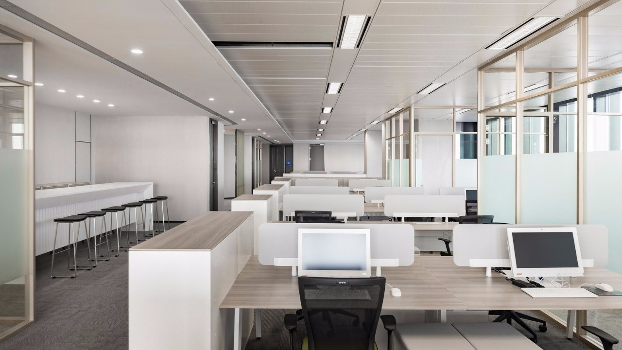 1200平金融機構公司辦公室裝修效果圖欣賞