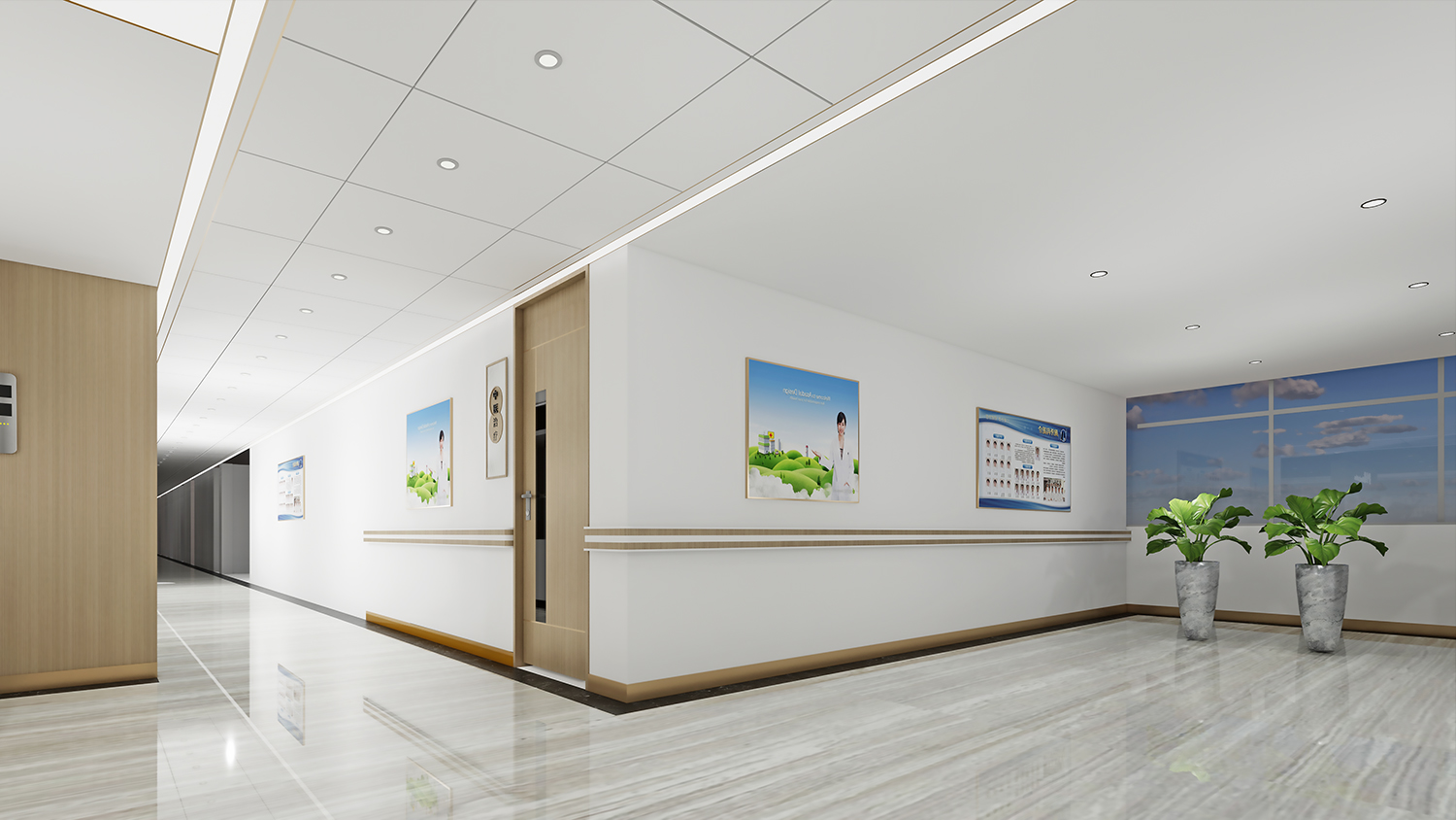 中西醫結合醫院裝修效果圖