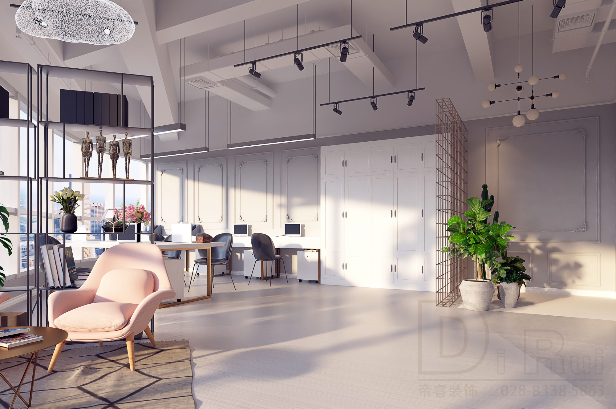 280平辦公室工作大廳